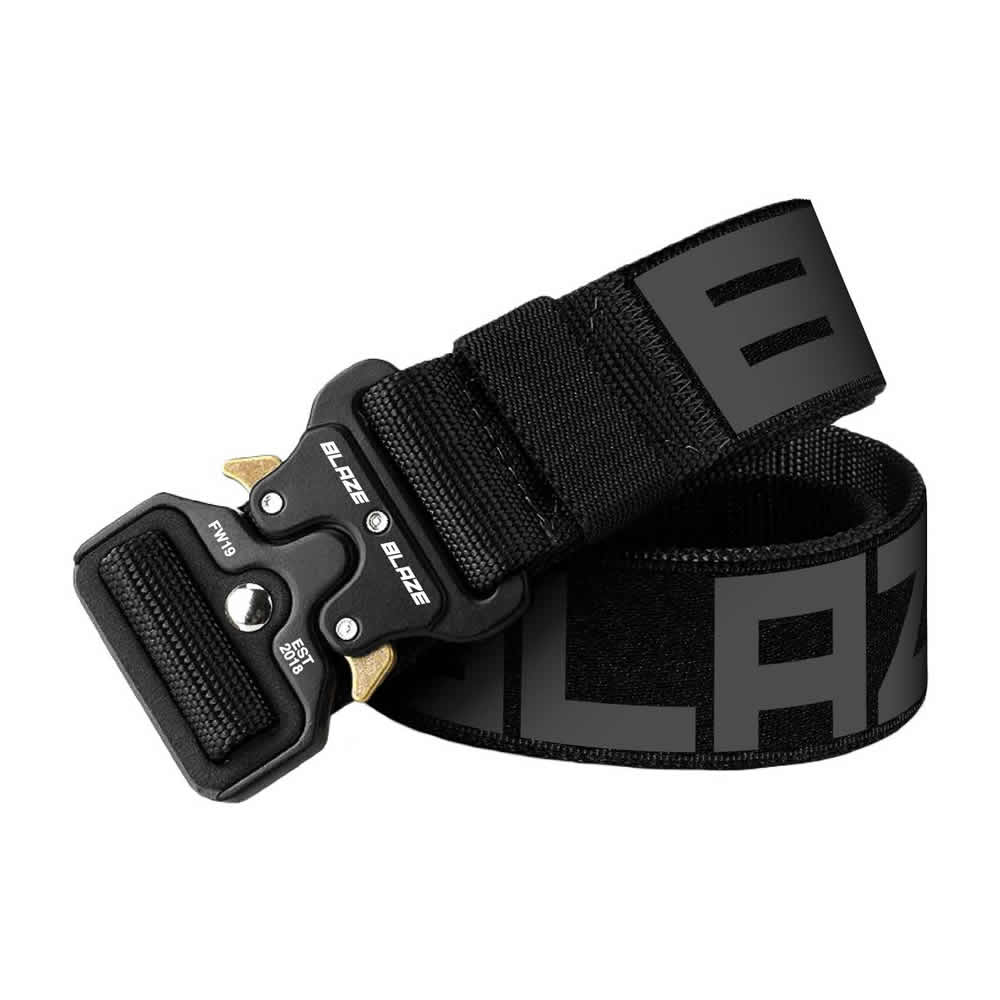 Rainbow Reflective Belt Black